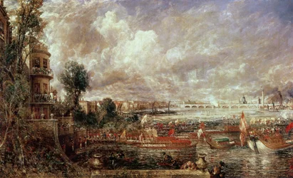 The Opening of Waterloo Bridge, Whitehall Stairs, 18th June 1817